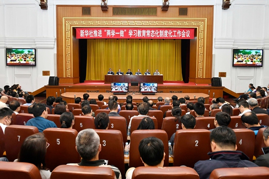 2017年5月4日，新华社召开推进“两学一做”学习教育常态化制度化工作会议。