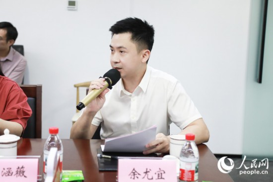 人民網福建分公司總經理余尤宜。